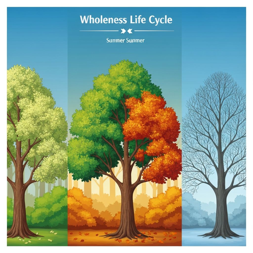 Baum im Jahreszyklus